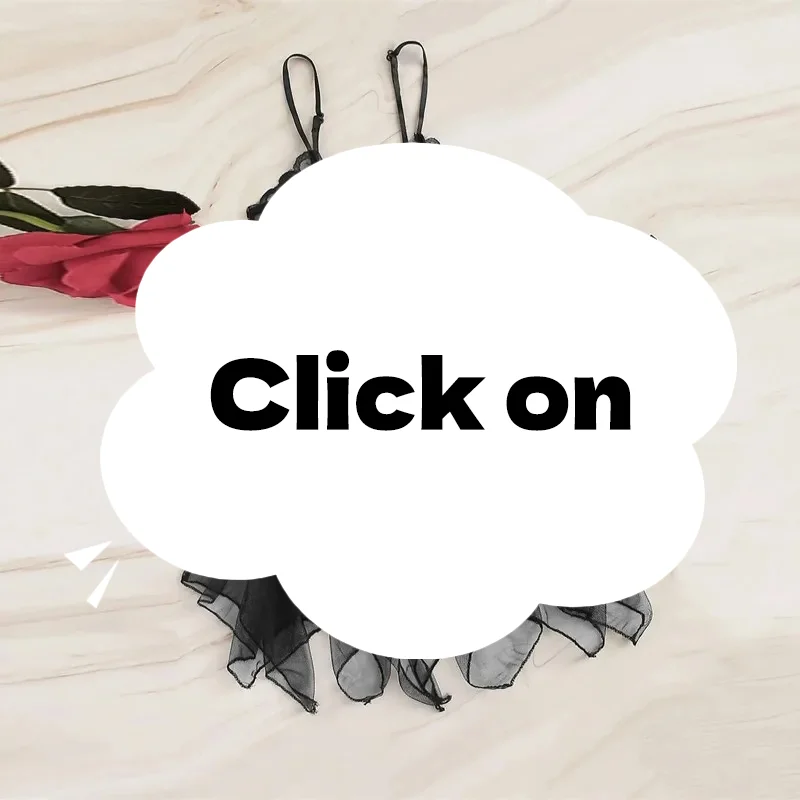 

Sexy Lingerie Women's Lace Beauty Tulle Elegant Irregular Underwear Dress Set