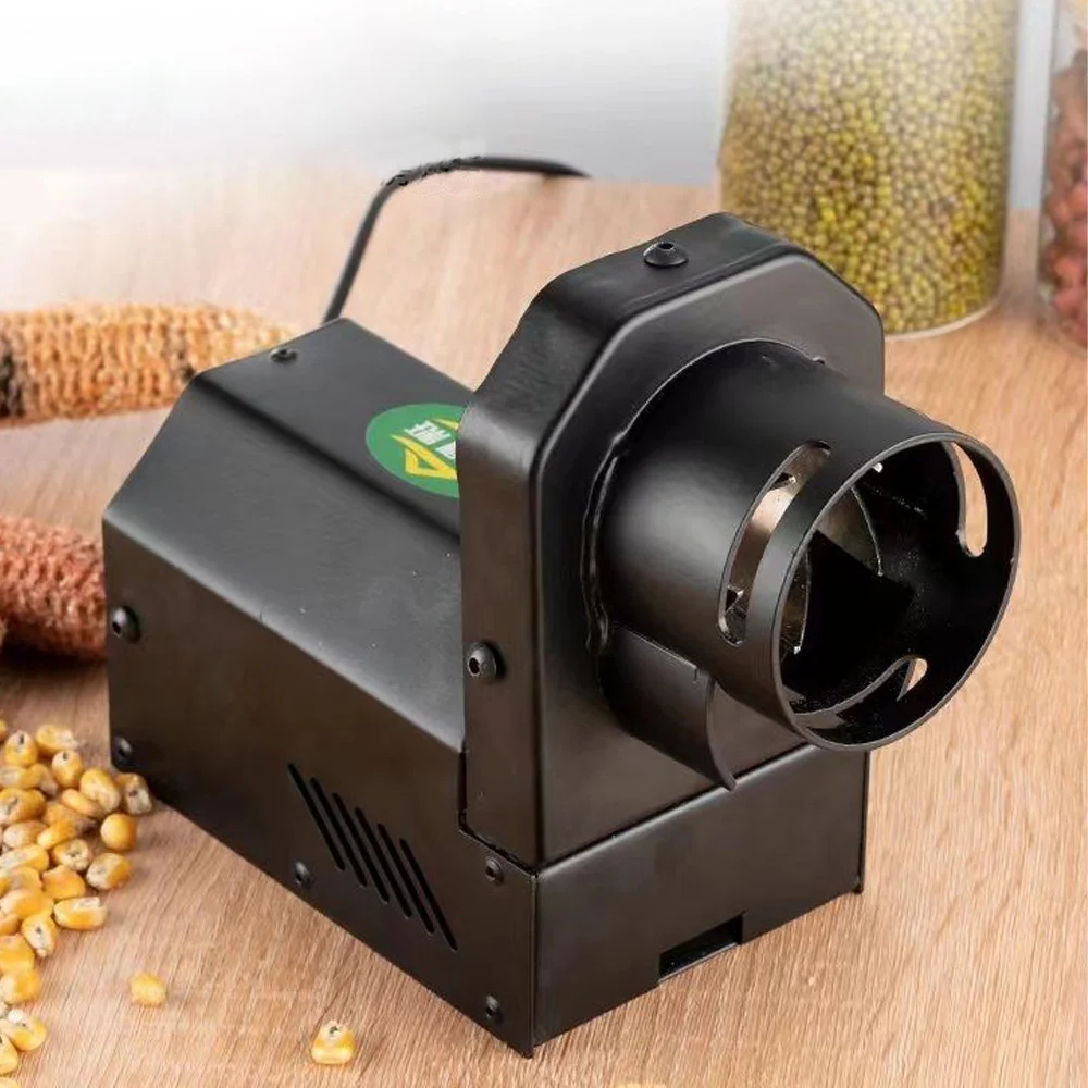 AC110-220V Fully Automatic Household Electric Corn Thresher, 120W Fixed Desktop Small Corn Thresher