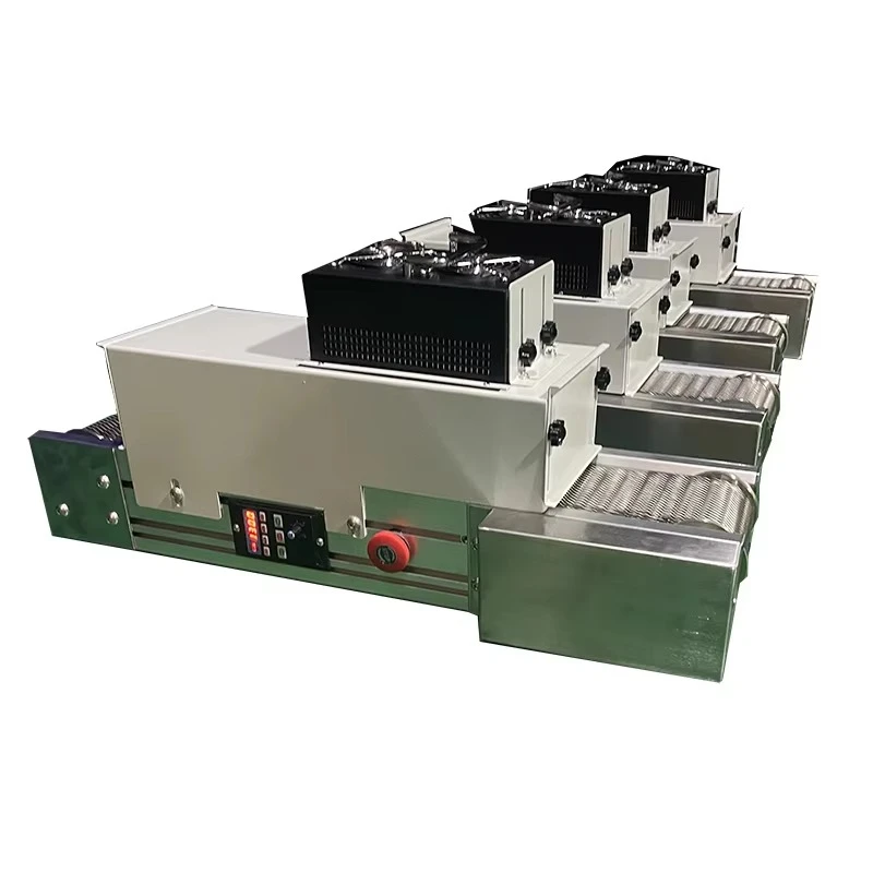 Automatic Compact Benchtop UV Light Emitting Diode Curing Machine with Belt Conveyor 220v for Efficient and Fast Material