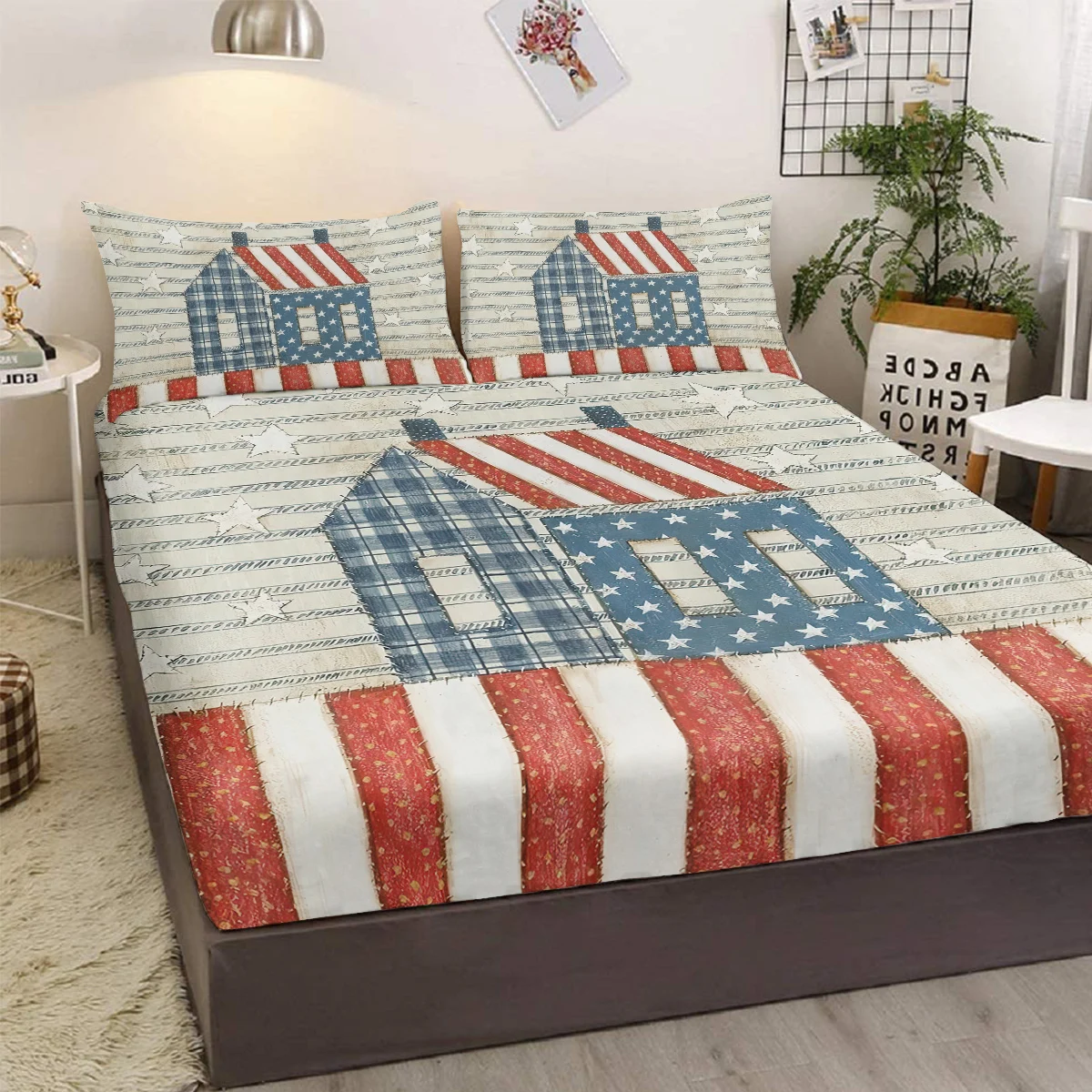 3 шт., набор мягких простыней из микрофибры, с глубоким карманом