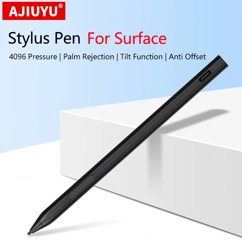 

AJIUYU Stylus Pen For Microsoft Surface Pro 8 X 13" Pro 7 6 5 4 Go 3/2/1 Pro8 Tablet Drawing Capacitive Screen Touch Pen