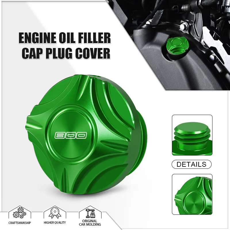 

M20*2.5 Engine Oil Filter Cap Motorcycle Accessories Engine Plug Cover Screws Oil Filler Cap Protection For Z800 NINJA400 Z400