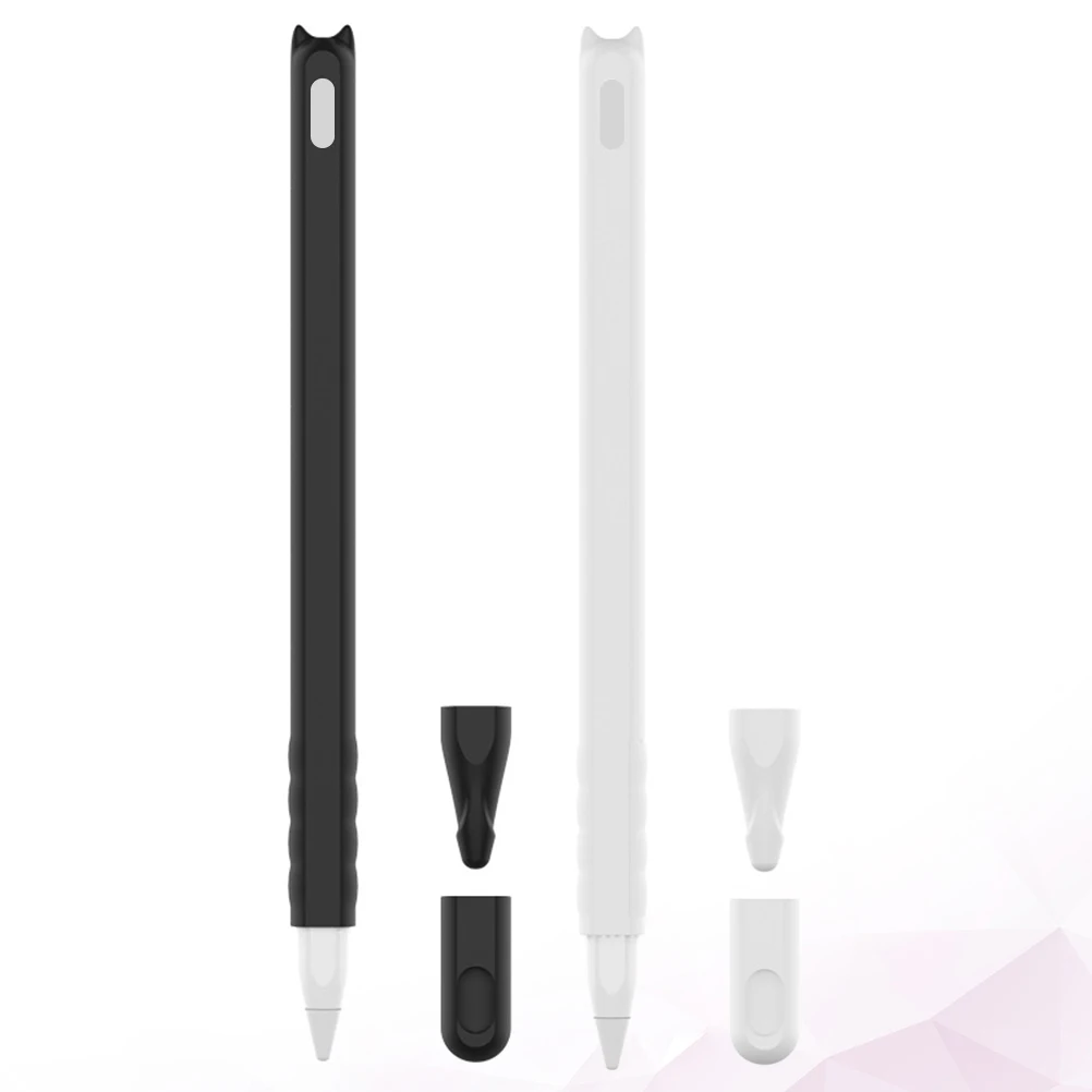 

Silica Gel for Pig Pattern Case For Pencil Pencil 2nd Gen Cat Head Design Stable Color Compatible Cover Touch Pen