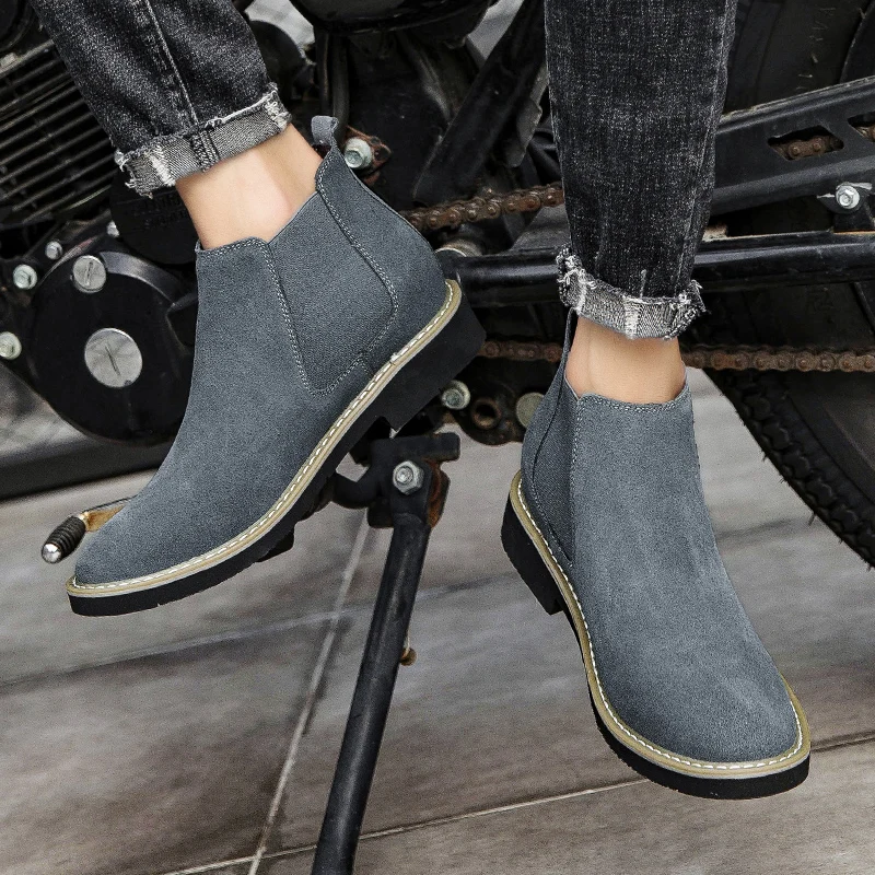 Buty podwyższające męskie rozmiar 48, buty motocyklowe, buty zwiększające wzrost o 6 cm, męskie buty z wewnętrznym, niewidocznym podwyższeniem wzrostu.
