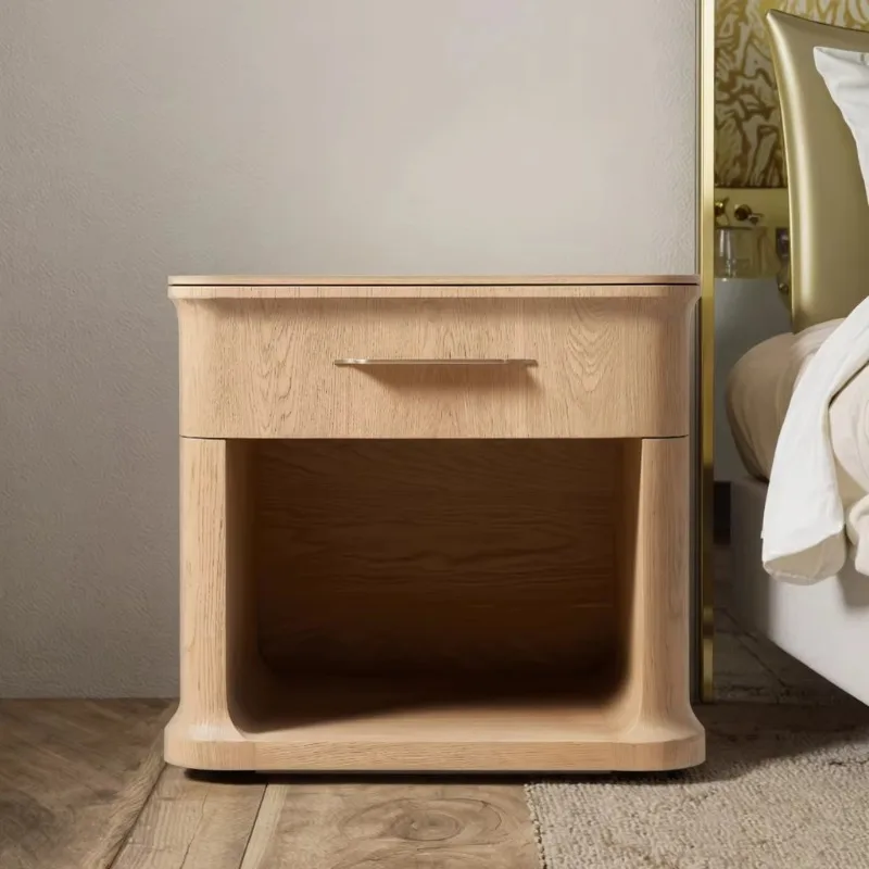 Modern Bedside Table Bedroom Wooden Open Bedside Table Set 2 Ferry New Arrivals Luxury Bedroom Furniture Set