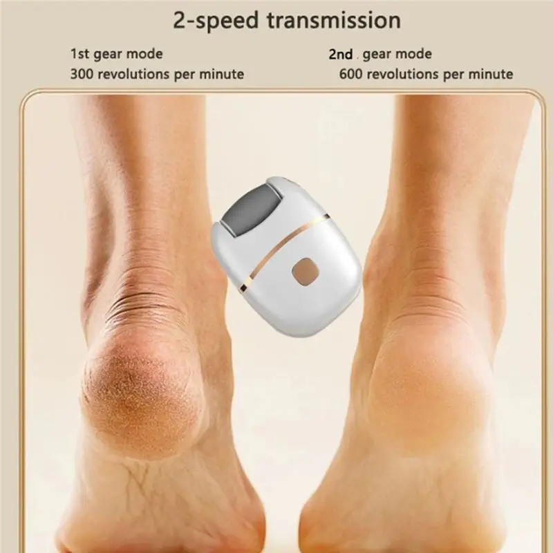 A33F Trend Electric Grinding Professional Foot Care Tool With 2 Different Thickness Grinding Heads