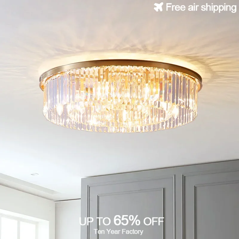 

E14 Suspension Luminaire Gold Black Crystal Chandelier Light Modern Ceiling Hanging for Dining Room Home Decoration