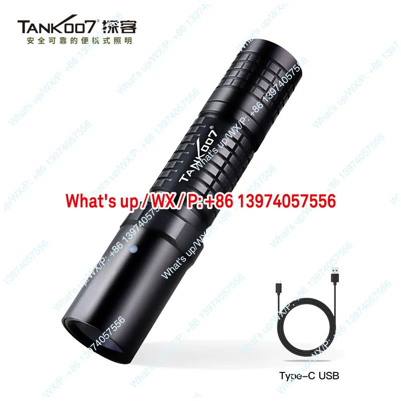TANK007 Explorer L03C Purple Light Flashlight Strong Light Rechargeable Porcelain Identification 365nm