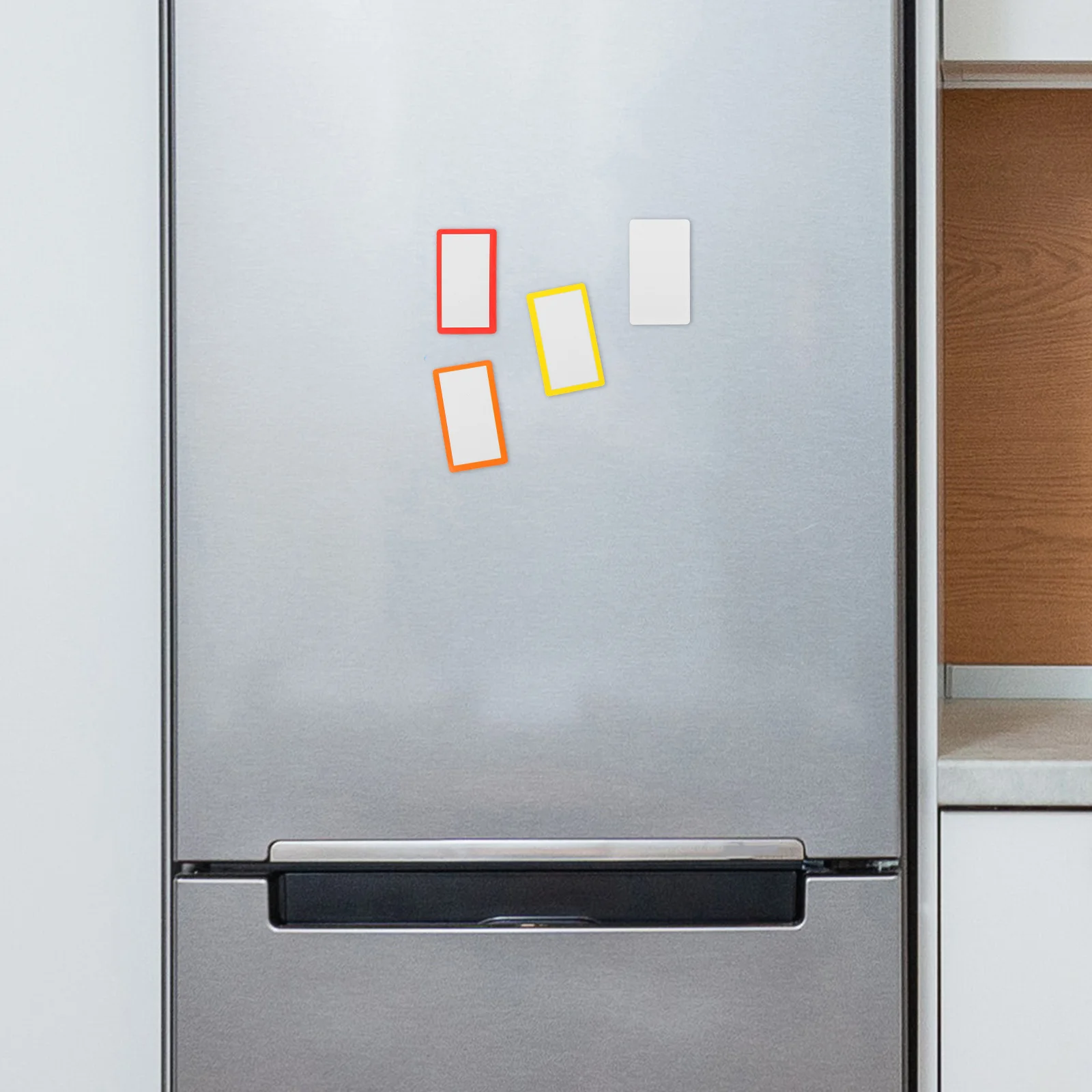 40 Stuks Magnetische Naamplaatjes Kleur Broder Herbruikbare Droog Wissen Magnetische Etiketten Beschrijfbare Stickers Voor Office Home Whiteboard Gebruik