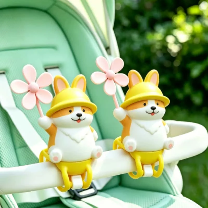 New Windmill Animal Baby Cart Pendant Cute Decoration Accessory for Baby Carts