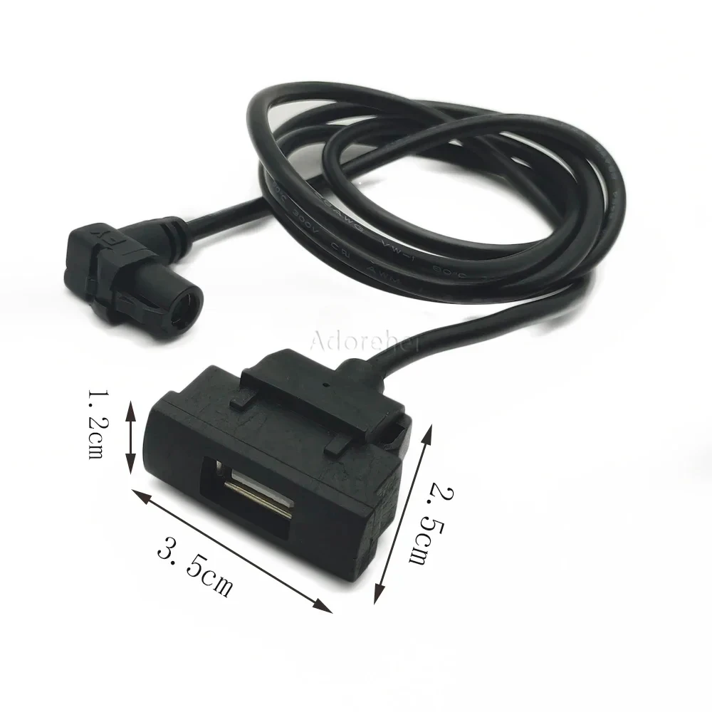 Car Radio Plug USB Cable Modify Interface Cable Adapter Compatible for Skoda Octavia RCD510 RNS315 Tuning Accessories