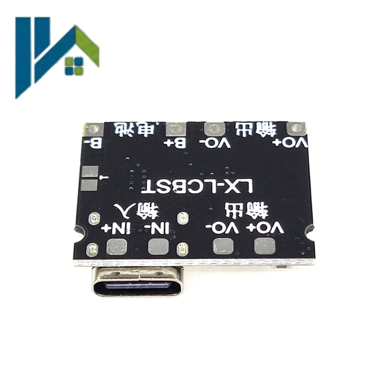3.7V to 5V 9V 2A Charge Discharge Integrated Module Adjustable Boost Board for Multimeter Modify 18650 Lithium Battery Charging