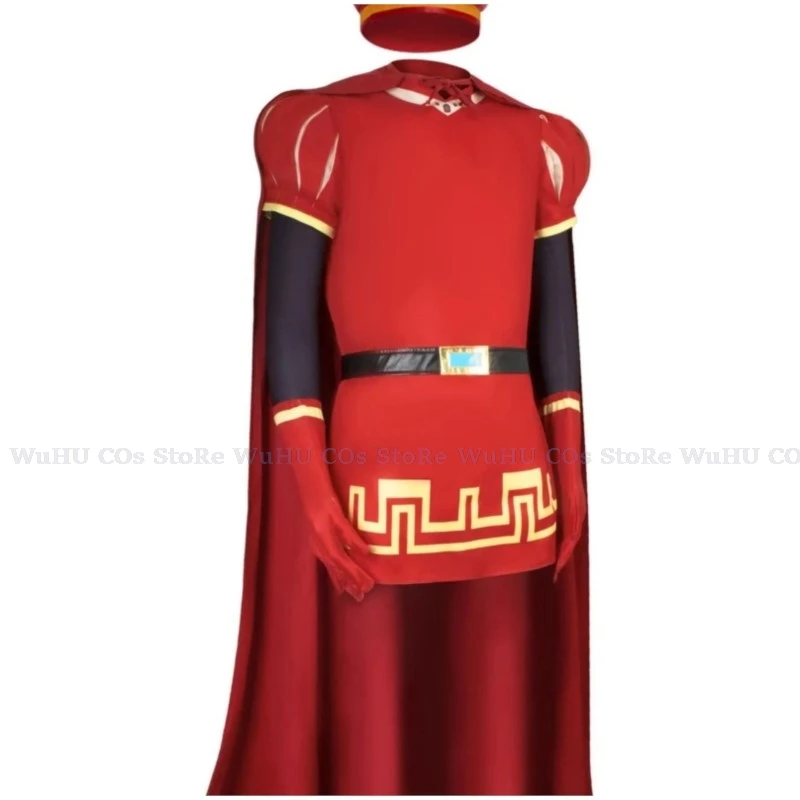 Disfraz de Lord Farquaad de Anime, conjunto de capa roja de la Edad Media, disfraz de actuación para fiesta de Carnaval y Halloween, accesorios