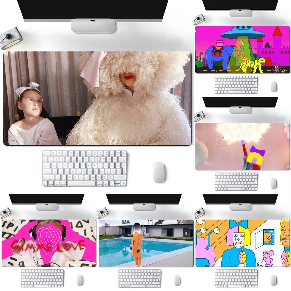 Hot Singer Sia Reasonable Woman Souris Sub, Ordinateur portable, Gamer Pad, PC, Accessoires de jeu, Tapis de bureau