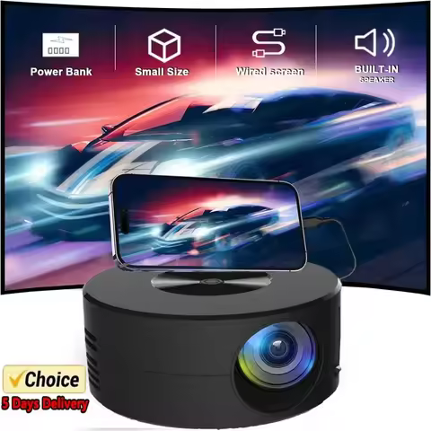 YT200 Ultra Smart Cinema Projector LED HD TV Video Projetor for 4K 1500 Lumens Same Screen Outdoor Portable Theater Projetor