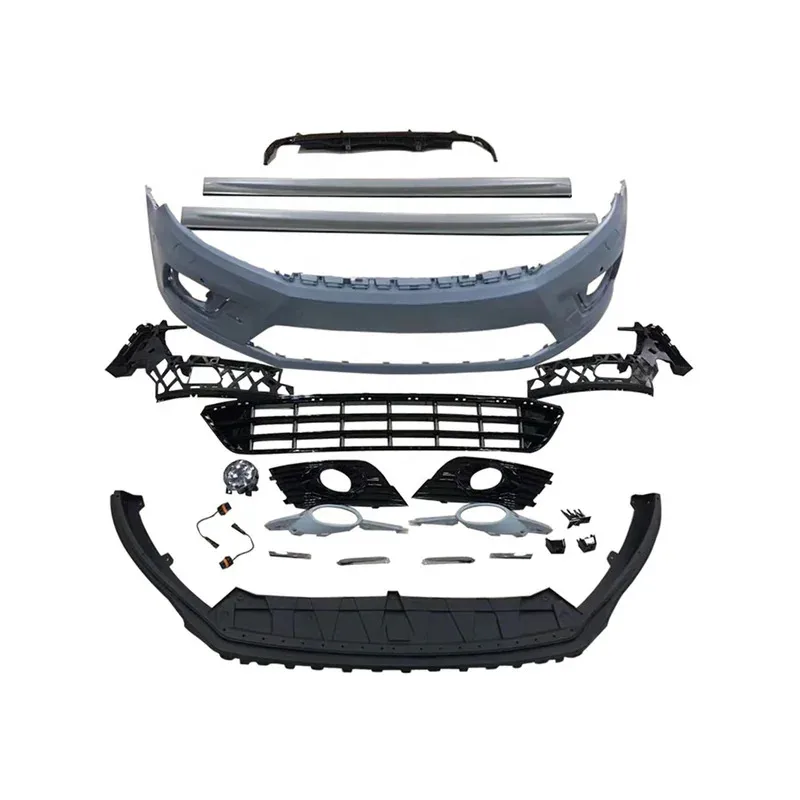 

PP Material Front Bumper with Grill and Side Skirt with Rear Diffuser forCC Refit R Line Style Car Bumpers 2013-201