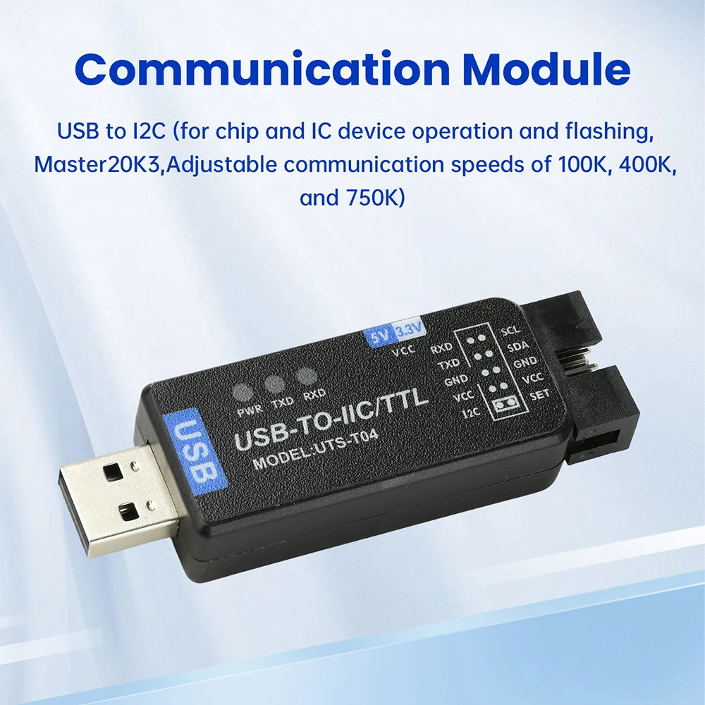 Convertitore da USB a IC2 IIC/TTL Modulo driver gratuito UART Modulo di download di comunicazione da porta seriale da USB a multicanale CH343G