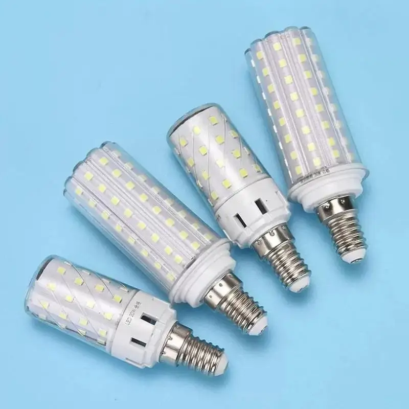 LED Corn Lamp 12W Strong Light 3000K 6000K E27 E14 Lamp Holder Home Emergency Lighting Bombillas Home Light
