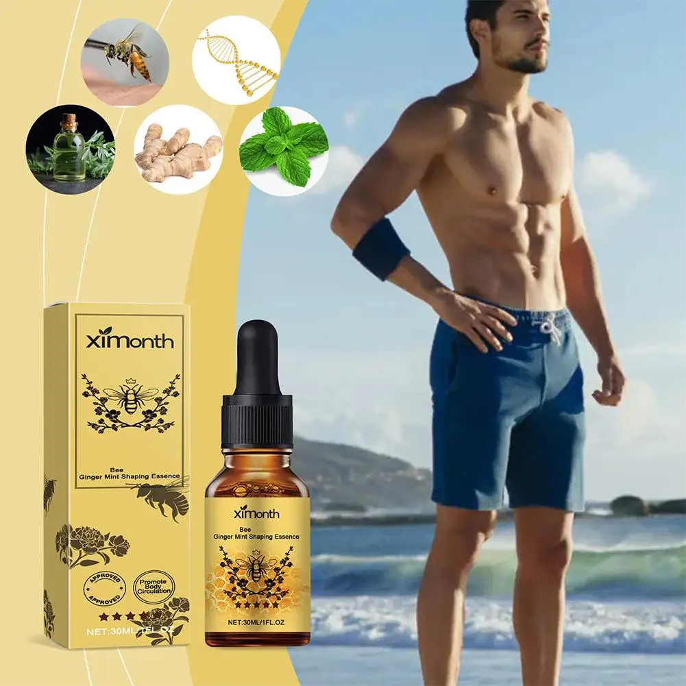 NEW High-end Fat Burning Oil Bee Essence Slimming Oil Shaping Care Serum Body Shaping Body Curve Essential Oil Tightening A H3S4