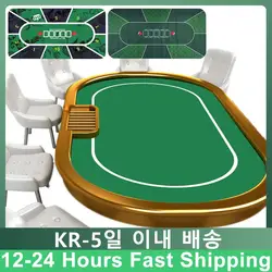 120x60cm/ 47.24x23.62in Table Cloth Casino Game Table Casino Mat For Texas Hold'em Poker Professional Epuipment Poker Mat