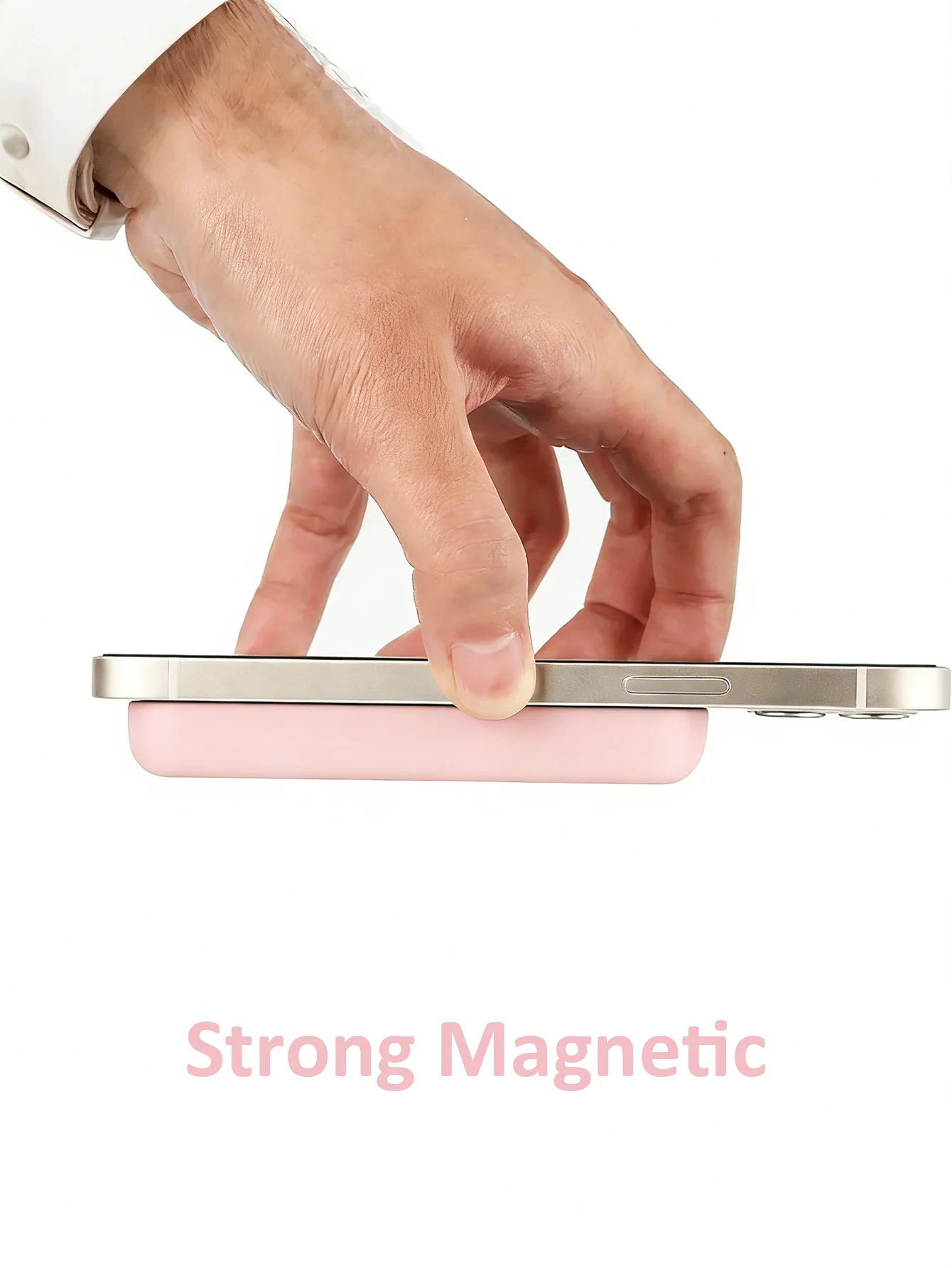 3Pcs Silicone Case Compatible with Magsafe Battery Case, Magsafe Battery Case Cover, Scratch-Resistant, Anti-Spillage, Anti-Drop image 5