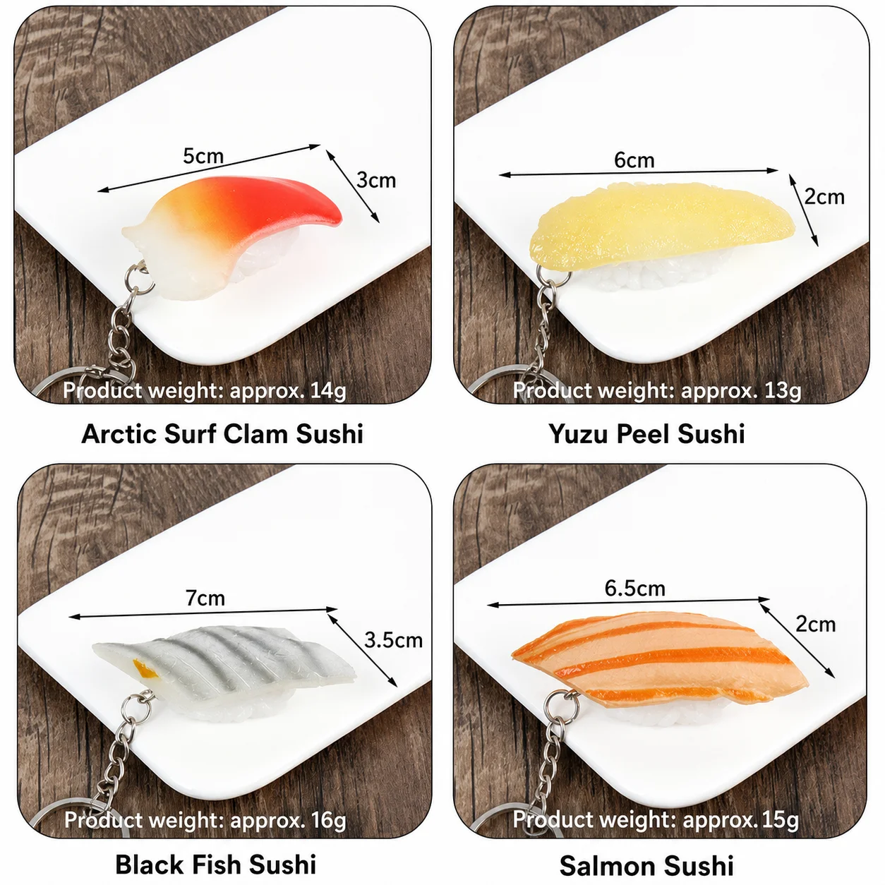 Simulierter japanischer Sushi- – Car Accessories Xmas Gifts Bewertung und Preis