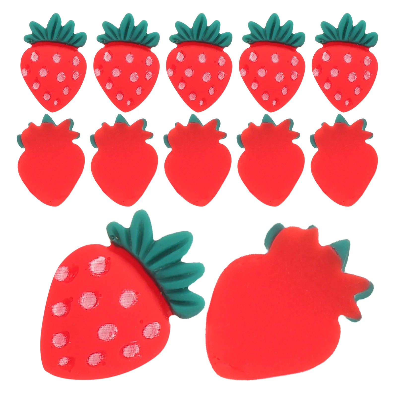 

30pcs Strawberry Strawberry Cake Topper Cupcake Toppers Fruit Party Decorations Birthday Cake AccessoriesCake Topper