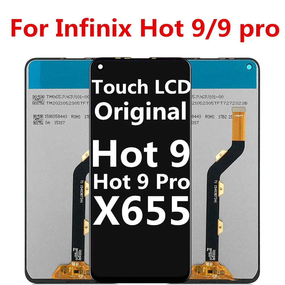 

ЖК-дисплей для Infinix 9 X655 X655C X655 X655D, экран для Infinix, для Infinix Hot 9 Pro, сменная сенсорная панель