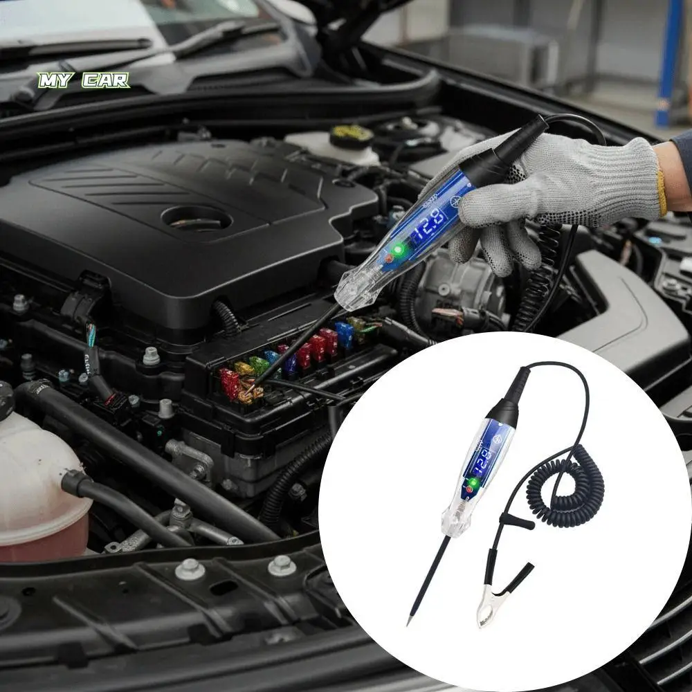 

Heavy Duty Automotive Test Light DC 3-60V 3-60V DC Digital Circuit Tester Auto Bidirectional Digital LED LED Circuit Tester