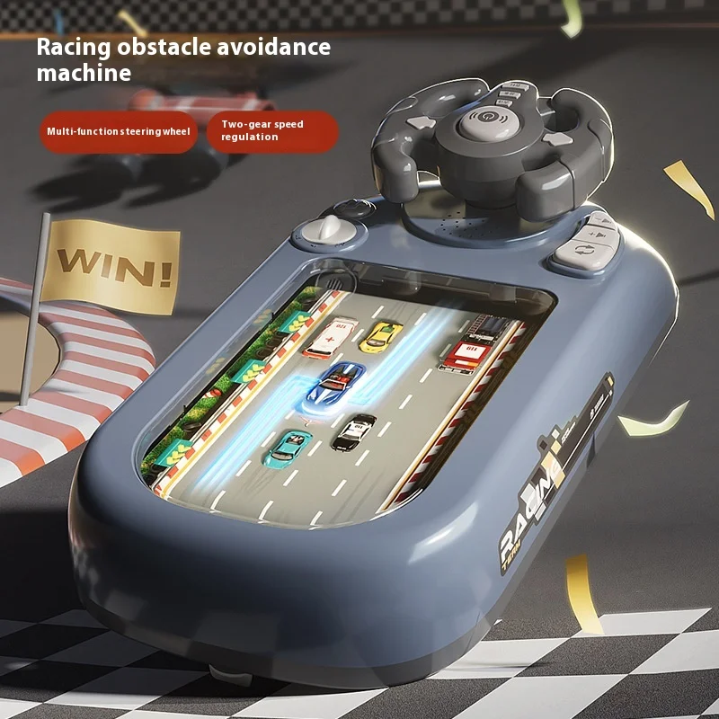 New Children's Steering Wheel Driving Toys Dodge Vehicle Electronic Simulation Racing Adventure Game Console Kid Toys Cool Gifts