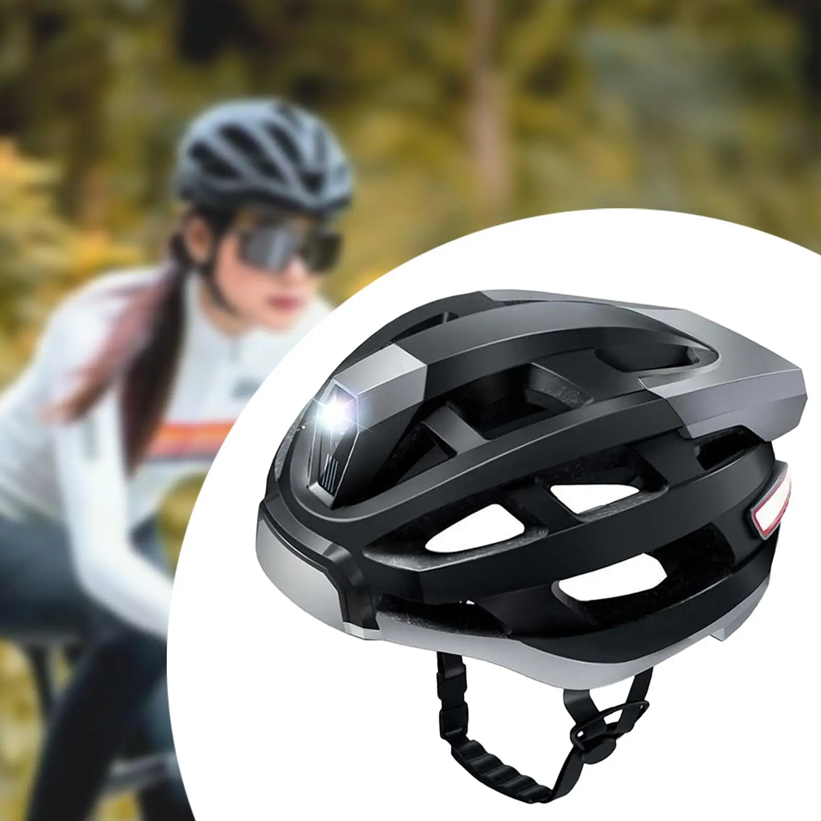 Smart Bike Helmet Portable Cycling Helmet for Men Mountain Road Biker Travel