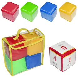 10cm Soft Big Dice Cognitive Cards Cognition Learning Educational Toys Classroom Supplies Teaching Aids Safety Baby Cube Blocks