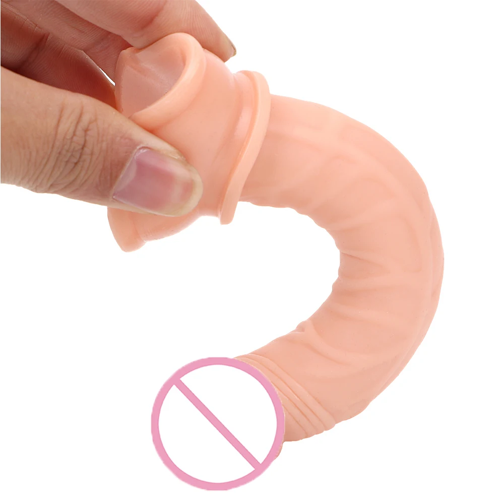 IKOKY Small Dildo Jelly Suction Cup Female Masturbation Realistic Penis G-spot Orgasm Anal Plug Sex Toys for Women Adult Product