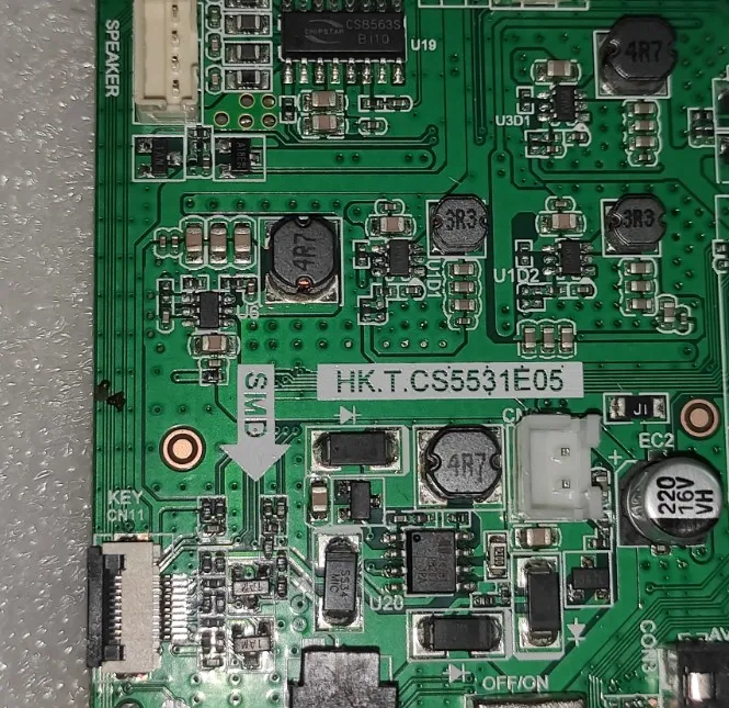 Hk. t.cs5531e05 12v display drive board funciona bien