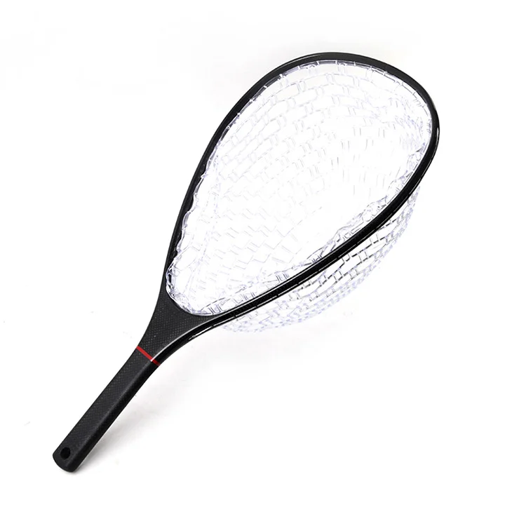 Carbon rubber netting large mesh small mesh hand fishing net fly fishing netting fishing gear accessories fishing tools.