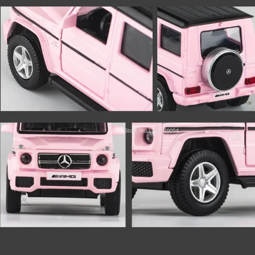 1/36 BMW AMG G63 GTR Alloy Cars Model Toy Simulation Metal Diecast Mini Pull Back Car Models Toys Boy Birthday Gift Collections