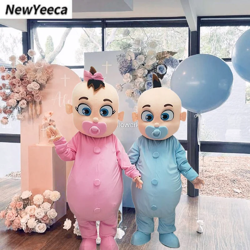 Adult Hot Sale Baby Boy and Girl Mascot Costume Christmas Fancy Dress Halloween Cartoon Characters For Party Events Wedding