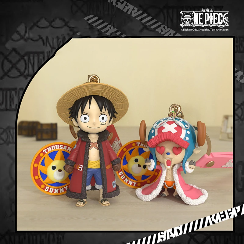 

Cartoon One Piece Anime Figure Luffy Chopper Keychain Pendant Accessories Cute Bag Ornament Dolls Kids Xmas Halloween Toy Gifts