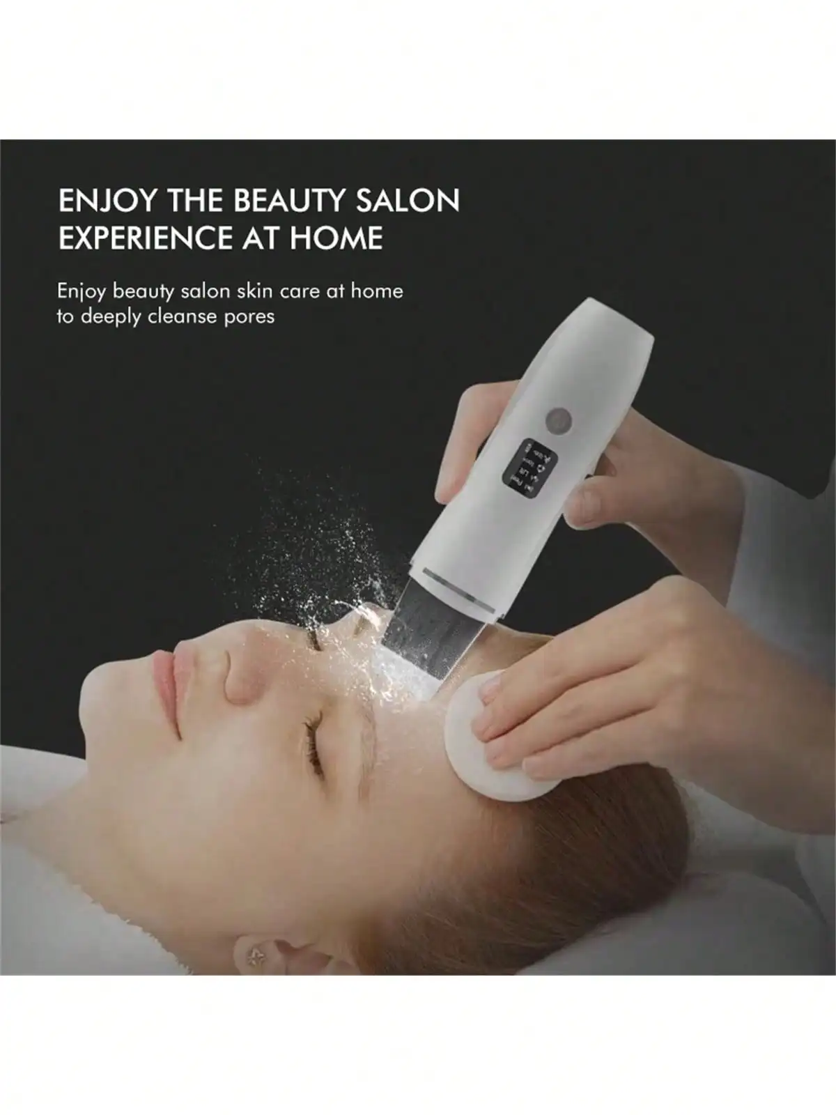 منتجات التجميل المهنية الوجه التقشير بالموجات فوق الصوتية مجرفة قشر الوجه الأنظف سونيك الجلد الغسيل ملعقة أدوات العناية بالبشرة