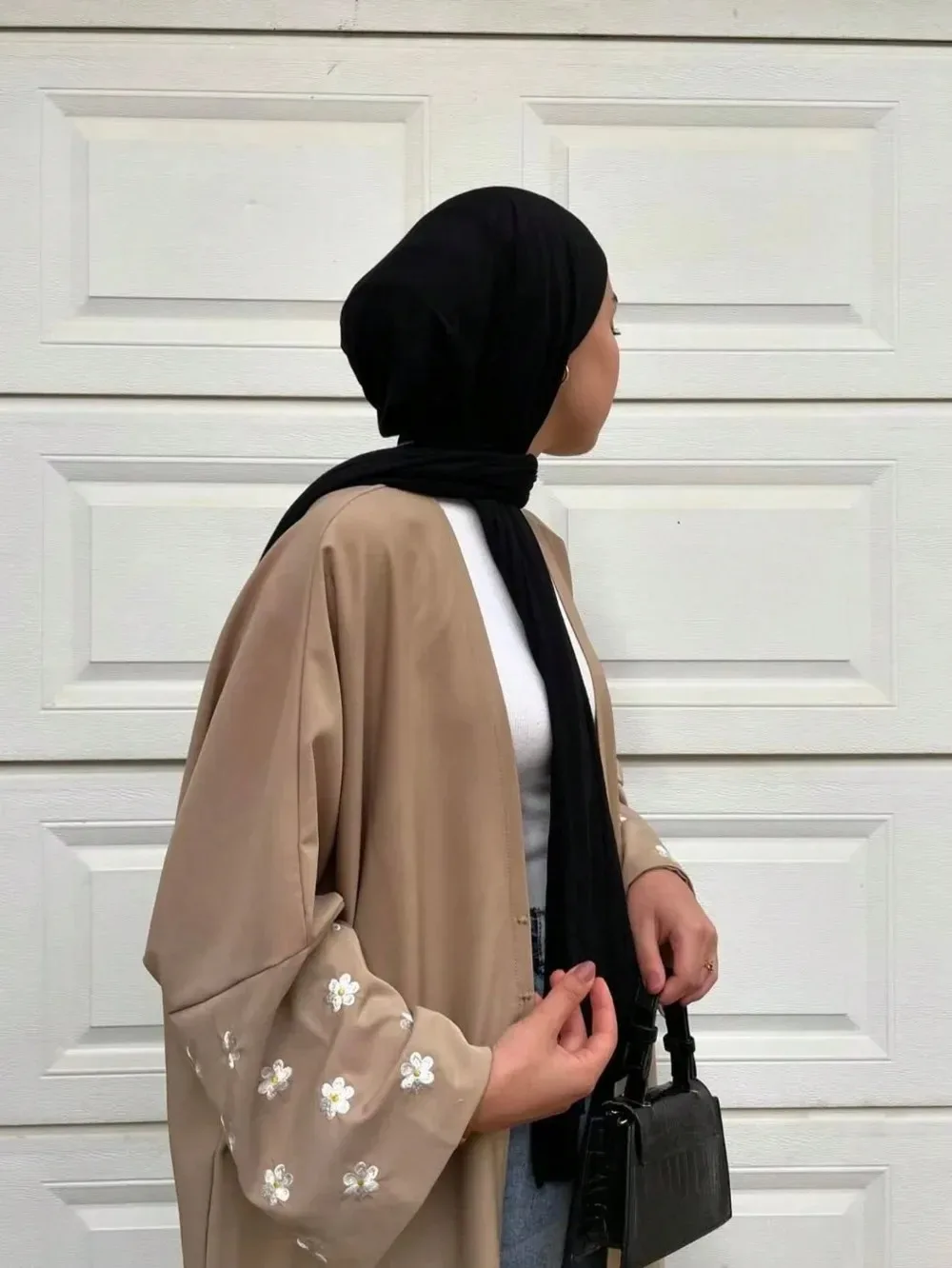 Djellaba Dubai Embroidery Open Abaya Kimono for Women Long Dress Cardigan Muslim Arabic Party Ramadan Kaftan Gown Jalabiya Robe