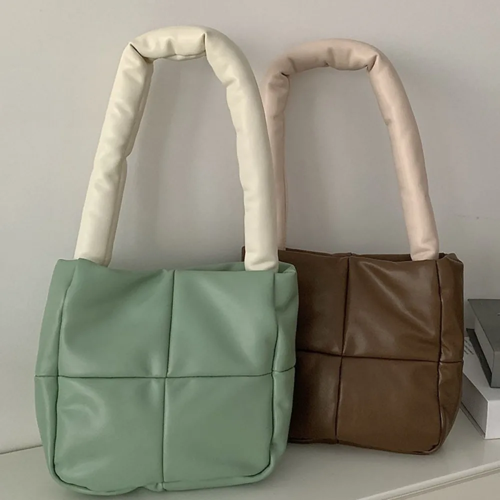 

Bag women's new Korean version ins girl handbag with the same soft leather rhombus small square bag