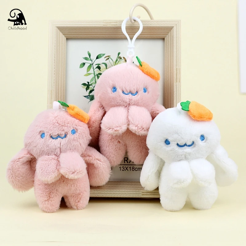 

Rabbit Plush Keychain Cartoon Animal Plush Doll Bag Pendant Cute Plush Toy For Children's Gift Home Decoration Pendants