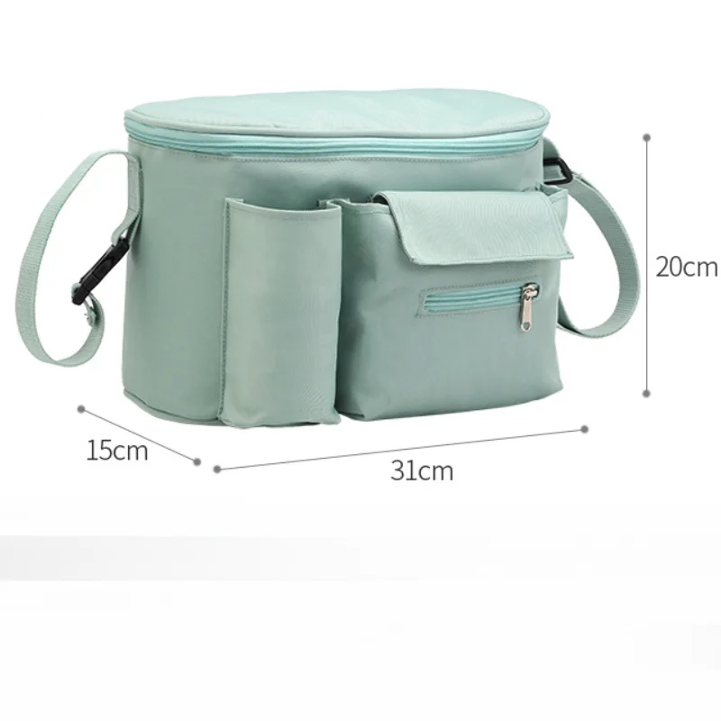 Sac de Rangement Multifonctionnel pour Poussette de Bébé, Accessoire de Sortie, Couche, BiSantos, Maman