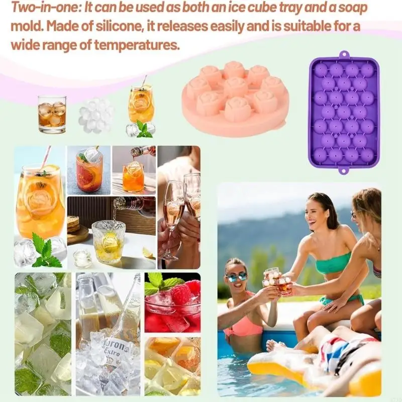 26Pcs Soap Crafting Set Includes Silicone Molds Gift Bag For Handmade Soap 37JD view 4
