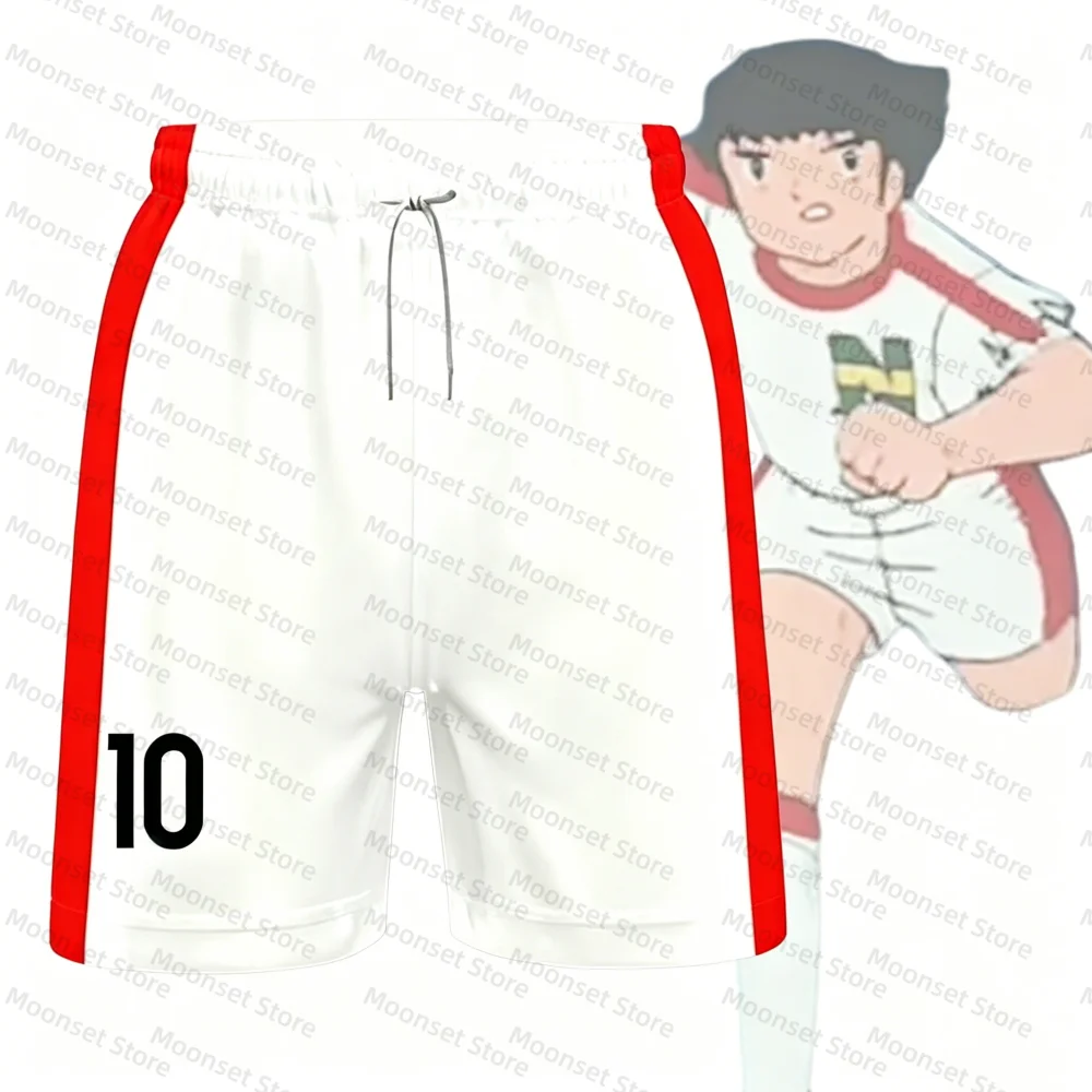2-teiliges Outfit für Kinder, Trainingsanzug, Captain Tsubasa Football Nr. 10, bedrucktes T-Shirt, kann zwischen T-Shirts oder Shorts ausgewählt werden, Kinderkleidungsset – Detail 9
