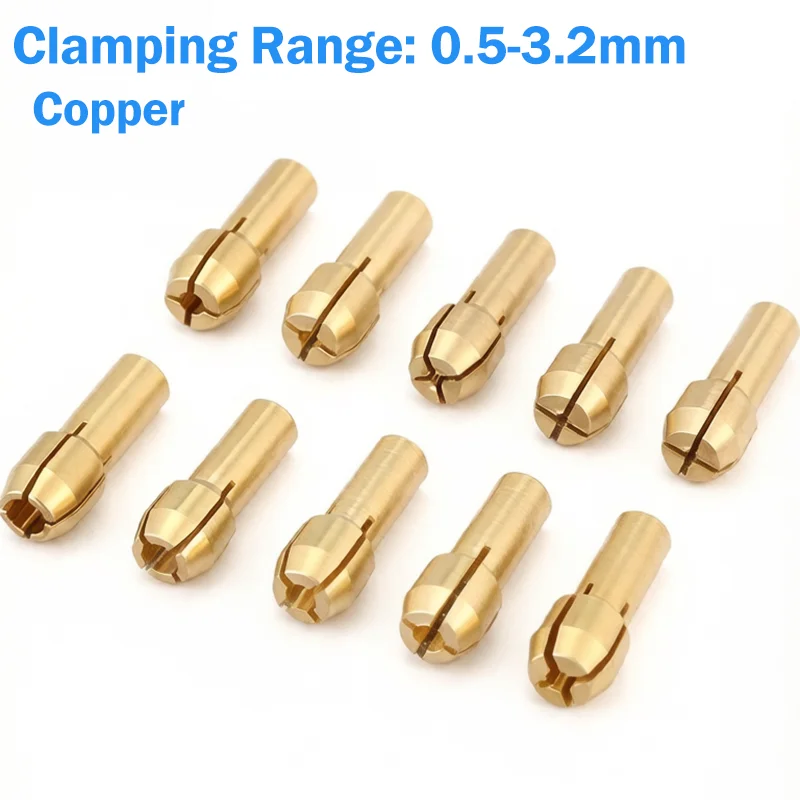 

0.5/0.8/1.0/1.6/1.8/2.0/2.2/2.4/3/3.2mm Mini Drill Chuck 4.2/4.8mm Shank Chuck Adapter Micro Collet Chuck For Dremel Accessories
