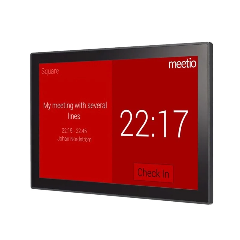 and 10 POE Powered Wall Mounted Android Tablet With LED Light Meeting Room