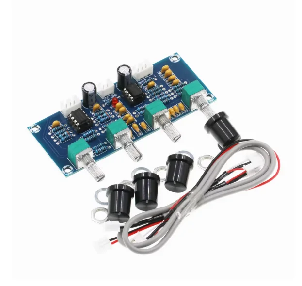 لوحة مضخم رقمي XH-A901 لوحة نغمة مطابقة لوحة نغمة تيار مستمر لوحة ضبط تعديل التردد العالي والمنخفض لوحة أمامية #2