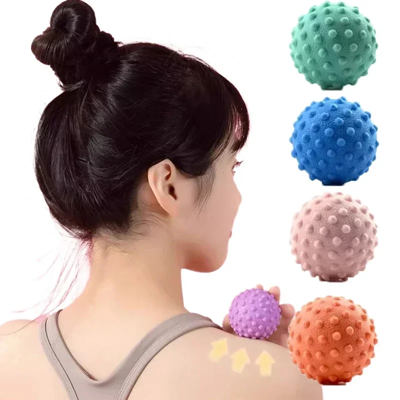 1PCS Fascia Ball Raised Point Massage Ball TPR Posture Master Yoga Ball Waist and Back Foot Massage Ball