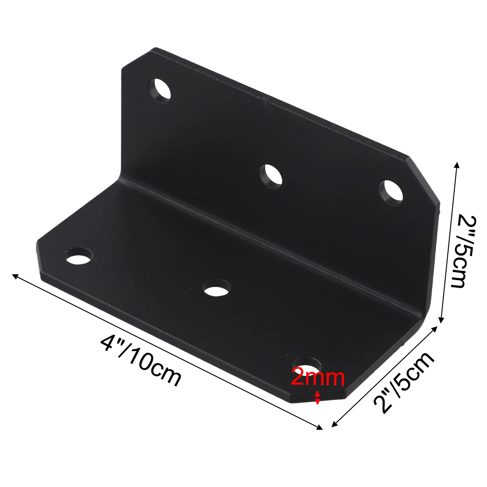 L Shape Angle Brackets for Wood Metal Projects 90 Degree Corner Brackets Strong Support with Pre drilled Holes